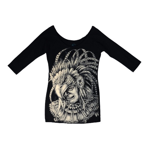 Vestido Guerrero Aguila Negro